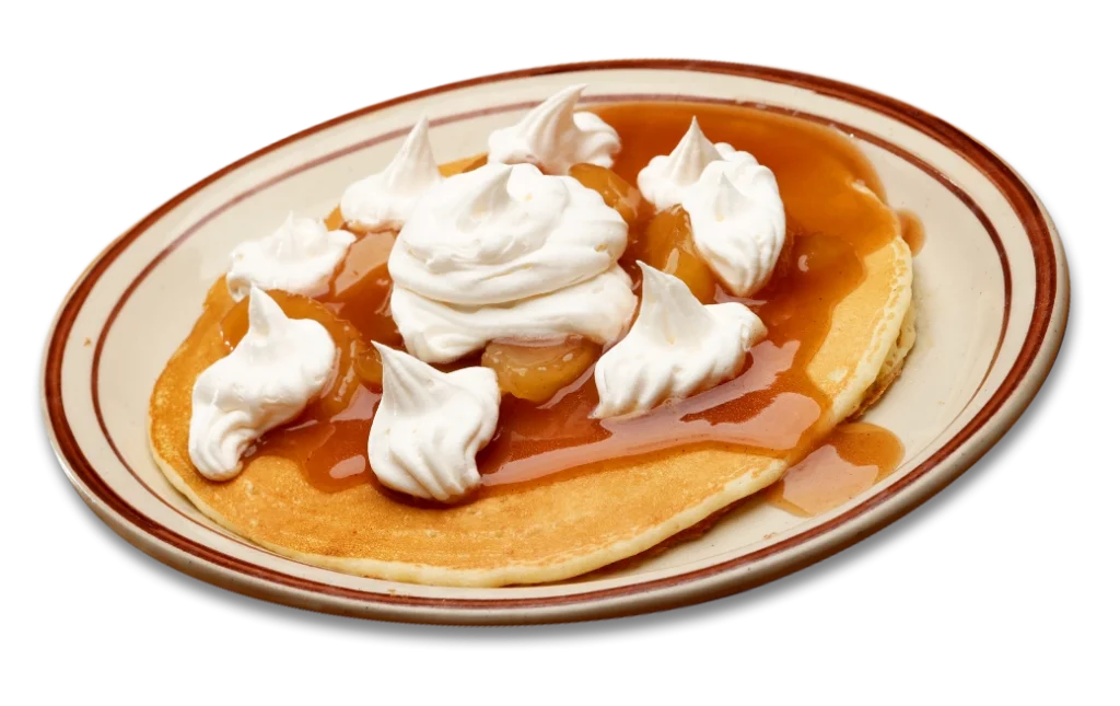 Brigittes pancakes with whipped cream